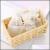 Jewelry Pouches Bags Creative Style White Feather Lace Bag Gift Package Receive Finishing Jewelry Wholesale Bamboo Yarn Dhseller2010 Dhmiw