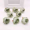 Faux Floral Greenery 5 PCSParty 5 cm Alta calidad Peony Flower Head Seda Flor artificial Decoración de la boda DIY Garland Craft Flower J220906