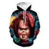 Erkek Hoodies Xinchenyuan Korku Film Annabelle 3D Baskı Erkek Kadın Moda Giyim Sokak Hip Hop Gündelik Sweatshirt Z03