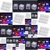 Party Decoration 12sts LED ICE CUBES DIY Colorf Flash Wedding Festival Decor Party Decoration Glowing Light Drinking Drop Delivery 20 DHVWR