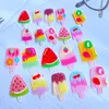 Decorative Figurines 20/50Pcs Mini Lovely Mixed Ice Cream Flat Back Resin Art Supply Decoration Charm Craft Hair Bow Accessories H78