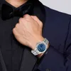 Lüks Mens Mekanik Saat 10 ATM Su Geçirmez Paslanmaz Çelik Erkekler Bilek Swatch Swiss Es Marka