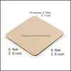 Arts And Crafts Square Rec Unfinished Wood Cutout Circles Blank Wooden Slices Pieces For Diy Painting Art Craft Project Wedding Party Dhbzp