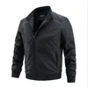 Men's Jackets Casual Trench Autumn Winter Men's Men Sports Business Solid Simple Slim Fit Mens Jacket Outwear M-5XL