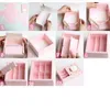 Emballage cadeau 10pcs / lot rose / vert / jaune Macaron boîte avec fenêtre transparente dessert macarons pâtisserie emballage boîtes événement fête fournitures dec 220913