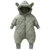 Strampler LZH Herbst Winter Kleidung geboren Baby Jungen Dicke Baumwolle Overall Für Baby Mädchen Mit Kapuze Strampler Infant Weihnachten Kostüme 312M 220913