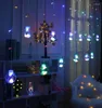 Stringhe String Lights LED filo di rame stella tenda lampada illuminazione fata per matrimonio all'aperto decorazione natalizia 220v spina europea Twinkly
