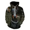 Heren Hoodies 2022 Leuke hondentoppen pullover mannen/vrouwen capuchon sweatshirts casual dierenpatroon hoodie 3D