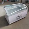 コールドドリンクショップのための商業冷凍庫アイスクリームディスプレイキャビネット機械式ショーケース