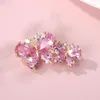 Brooches Delicate Insect Brooch Pins Butterfly For Women Cubic Zirconia Small Elegant Woman Luxury Broche Jewelry