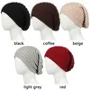 Berets Unisex Mode Damen Herren Strickwolle Baggy Beanie Mütze Winter Warm Übergroße Outdoor Ski Cap Hip Hop Gestreifte Motorhaube