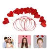 Bandanas Coeur Valentine Bandeau Saint Valentin Paillettes Bandeau Jour Accessoires Cheveux Boppers Bandeau Désherbage En Vrac Bopper Amour