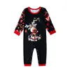 Family Matching Outfits Christmas Moose Pattern Family Matching Pajamas Set Adults Kids Sleepwear Casual Soft Pyjamas Thick Homewear Xmas Look 220913