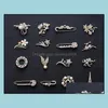 Pins Broschen Hochzeit oder Party Broschen Mix 61 Stil Silber Perle Kristall Strass Blumenstrauß Schmetterling Vintage Broo Carshop2006 Dhl92