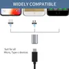 Adapter USB OTG Opladen en datatransmissie Type C of Android Female naar Magnetic Micro Type-c