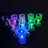 Copos de vinho led flash cor muda água ativada iluminação uísque de cerveja de champanhe 50 ml