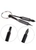 Keychains 10 Set EDC Key Ring Outdoor MTIFUNCTION CHEED SCREWRIVER Pocket Mini Tool med Sier och Black Drop Delivery 2022 Bdejewelry AMBRF