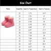 Boots Winter Baby Cotton Short Boots For Kids Plus Velvet Non-slip Children's Solid Color Shoes Warm Snow Boots Pink 220913