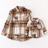 Famille correspondant tenues Girlymax automne hiver manches longues bébé filles maman moi flanelle chemise à carreaux vêtements enfants Top Boutique enfants vêtements 220913