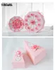 Geschenkpapier, 20 Stück, blau/rosa, dreieckig, Kuchen-Stil, für Hochzeit, Party, Süßigkeitenboxen, Schokoladenboxen, Geschenkbox, Bomboniera 220913