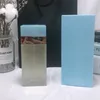 Diseñador de lujos Mujer Hombre Perfume Spray azul claro 100 ml PARFUM Gran capacidad Fragancia de larga duración para hombre Marca