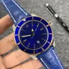 Topp lyxkvalitet Automatisk mekanisk herrklocka AAA Diamond 42mm 904L Full rostfritt st￥l Klassisk designer Watches Calendar Montre Deluxe Leather Fabric Strap