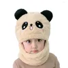 Bandanas 1pccool Goede kwaliteit Warm zachte kinderen Beanies Cap Hat Herfst Winter Teuter Kinderen Cute Panda voor jongensmeisje