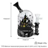 Hookahs silicone ghost water pipe holleween style glass equip with 14 mm conical bowl smoking accessories