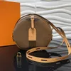 7a axel tygväska modedesigner boite chapeau belagd duk äkta läder crossbody lyxhandväska bagage totes cross body woman axel väskor 45647