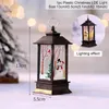 Decorações de Natal Qifu Train LED Light 2022 Decoração Merry for Home Cristmas Mesa Ornamentos de Navidad Noel ano 2023