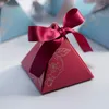 Geschenkpapier, dreieckige Pyramide, Pralinenschachtel, Hochzeitsgeschenke und Geschenkbox, Papierbox, Verpackung für Hochzeitsdekoration, Babyparty, Partyzubehör 220913