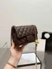 Coin Purses WOC Crossbody Bags Luxury Brand Fashion Small Square Classic Lingge Women's Leather Designer High Quality Little Golden Ball Ch