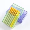 Oldukça Şeffaf Plastik Taşınabilir Tütün Kılıf Tutucu Depolama Kapak Kutusu Yenilikçi Koruyucu Kabuk FY5573 913