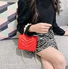 chain Fashion Girls pearl handbag kids Metal buckles bags children Flip PU Leather one shoulder bag Lady Mini purese A5192