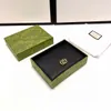 Fermasoldi Portafogli dei migliori designer porta carte Francia Parigi stile scozzese di lusso portafoglio da uomo donna di design di fascia alta con scatola