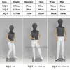 Neues Design Glasfaser Mannequin wei￟er Bein Stoff Ganzk￶rper Kinder stehen Mannequins Dummy f￼r Kinderbekleidung Display Modell zum Verkauf