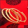 Bangle New Fashion Accessories Wholesale Wire Bangle Bracelets Diy Jewelry Gold-Plated Adjustable Expandable Charm Scpture B Lulubaby Dhrpm