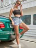 Kadın Kotları 2022 Yaz Moda Jean Şort Kadın Gündelik Sokak Giyim Mavi Yüksek Bel Koreli Kadın Kargo Pantolon Kinler için Kısa
