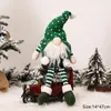 Decorações de Natal Gnomos sem rosto Papaias Dolls 2023 anos Presentes para ornamentos de Natal em casa 2022 Navidad Fall Decor