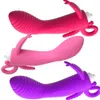 Articoli di bellezza 3 w 1 Vagina echtaczka Anal Massager stymulator echtaczki produkty erotyczne G Spot Dildo wibrator dla kobiet zabawki dorosych 18