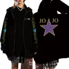 Мужские толстовки с капюшоном Jojos Bizarre Adventure Stone Ocean Printing Hoodie Loose Unisex Anime Style Hoodie Осень-Весна Топ 220912