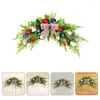 Bandanas Wreath Flower Wall Wedding Porta da frente Decoração da primavera pendurada Tulipas decoração artificial Flores Swag Garland archfloral