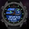 Zegarki na rękę NAVIFORCE Zegarki wojskowe dla mężczyzn Moda Sport Chronograph Zegarek z alarmem Wodoodporny kwarcowy duży zegar Cyfrowy męski zegarek 220912