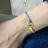 Bedelarmbanden mode handgemaakte armband Oekraïne zonnebloem handgeweven touw voor vrouwen mannen koppelen bangle sieraden pols