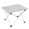 Table de Camping pliante Portable en alliage d'aluminium, mobilier de Camping, bureau de randonnée pliable en plein air, voyage pique-nique S M L