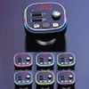 C20 Car Cigarette lighter FM Transmitter o Player Bluetooth With Colorful lights MP3 Player Dual USB 5V 3.1A Fast Charger3003482