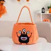 UPS MOQ 20pcs Halloween Basket Pumpkin Bag Props embrulhando crianças lidam