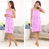 Towel Microfiber Magic Wearable Bath Towels Cartoon Love Print Suspender Skirt For Adult Girl Women Quick Dry