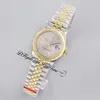 EWF 31mm 278273 ETA A2688 Montre Femme Automatique Bicolore Or Jaune Argent Cadran Romain JubileeSteel Bracelet Super Edition Femme Même Série Carte Puretime I9