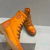 Jesienne/zimowe buty deszczowe Freshskin pełne koronki wodoodporne tkaninowe moda 35-41